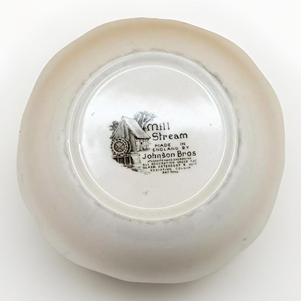Johnson Brother's Mill Stream Soup, Salad or Fruit Bowl EUC ~ Made in England 7" - Picture 4 of 5